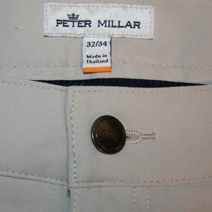 Peter Millar Mens Khaki Pants 32X34